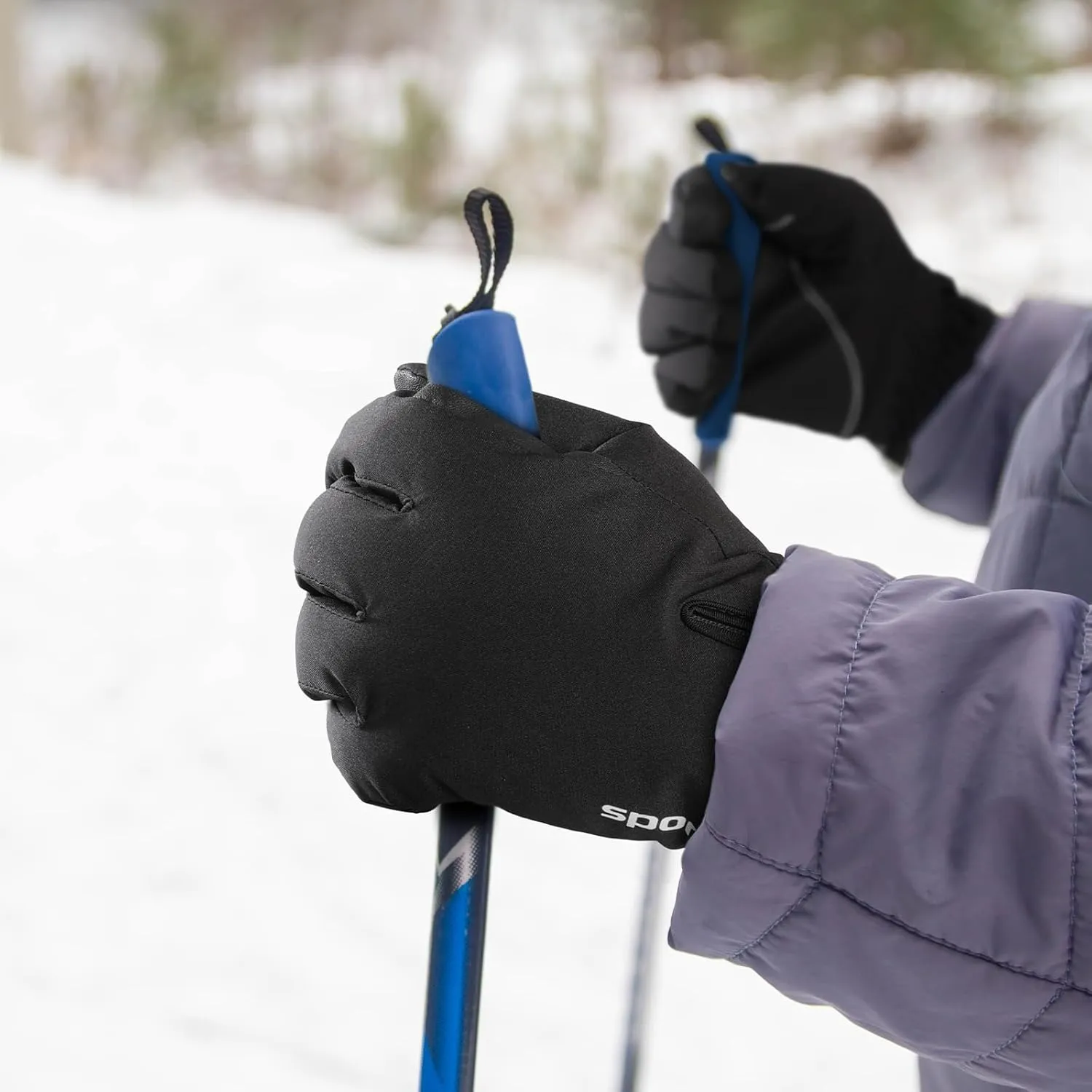 Winter Ski Gloves - Windproof & Touchscreen Snow Gloves for Cold Weather