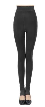 Women Thick Warm High Waist Velvet  Leggings