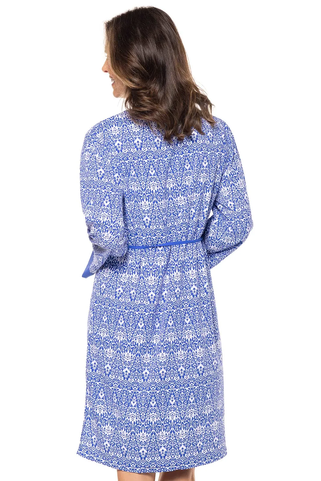 Women's Calvada Cover-Up Dress | Sailor Coastal Ikat