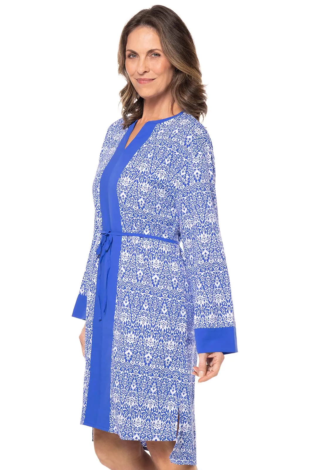 Women's Calvada Cover-Up Dress | Sailor Coastal Ikat